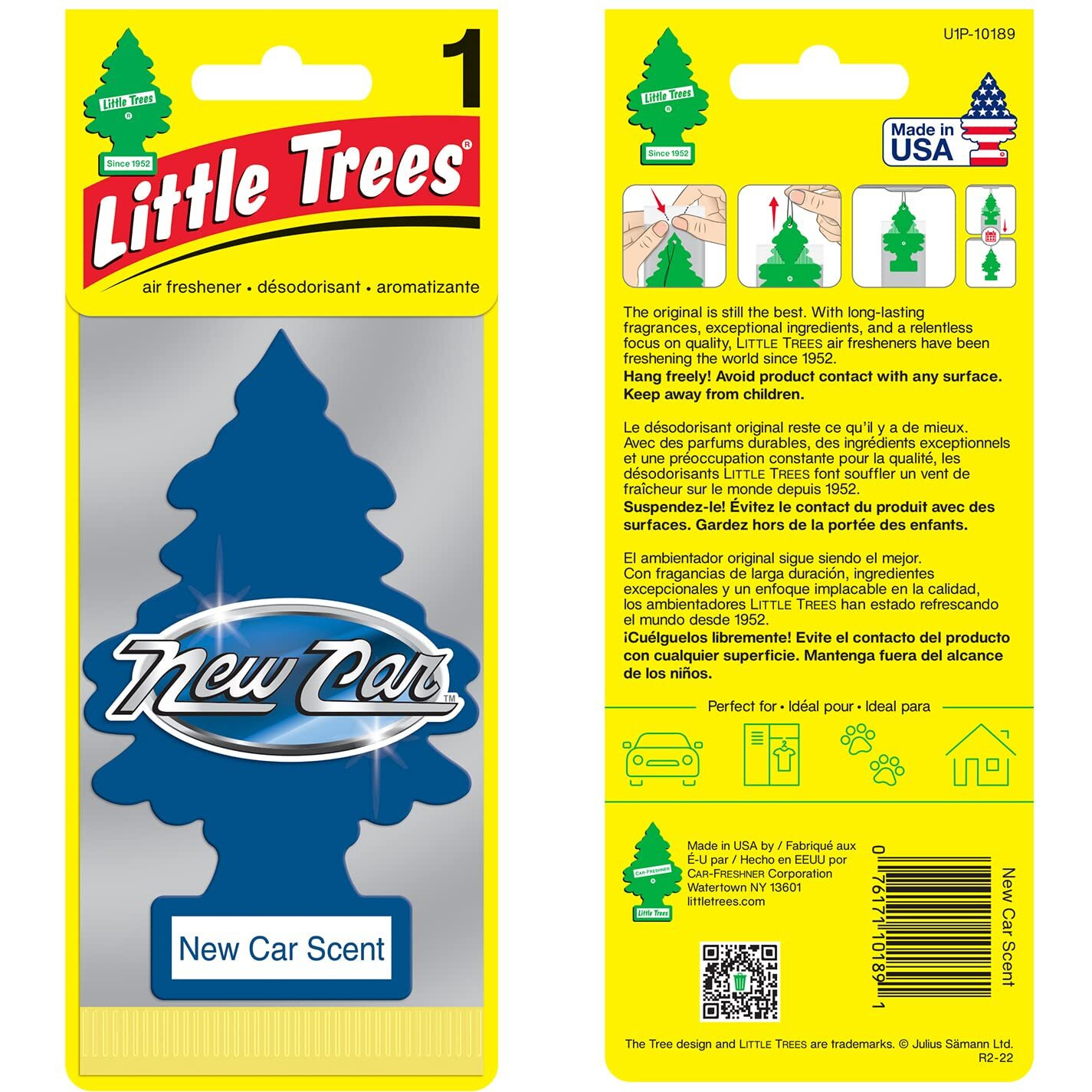 FRESHNR AIR TREE NEW CAR (Pack of 24)