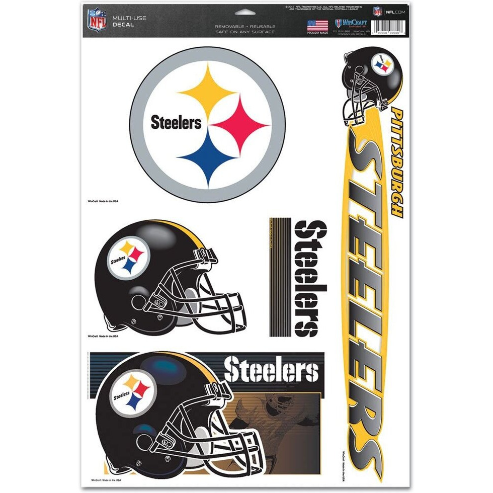Pittsburgh Steelers Decal 11x17 Ultra