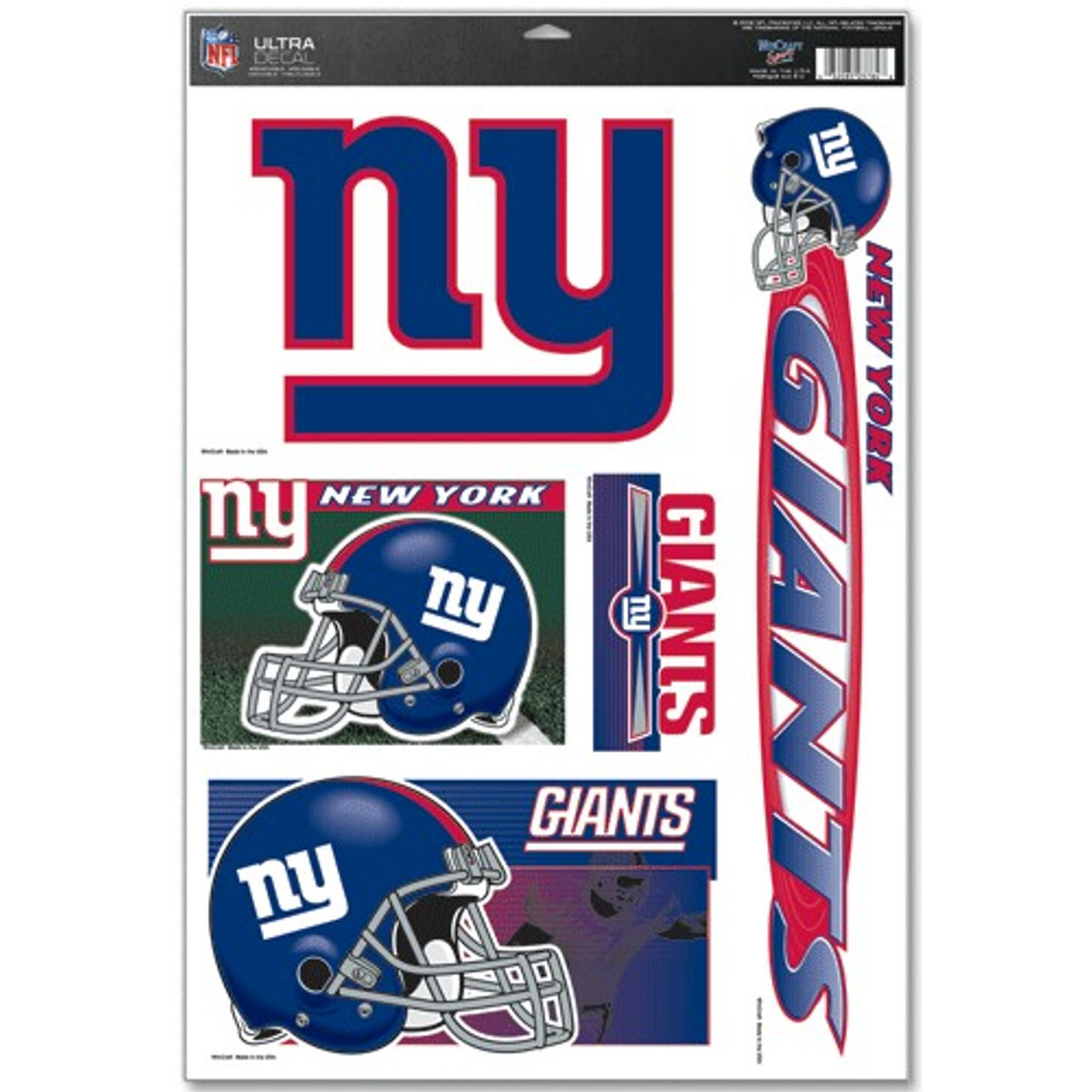 New York Giants Decal 11x17 Ultra