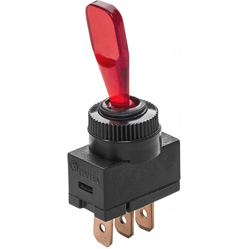 ILLUMINATED TOGGLE SWITCH (MOM. ON/