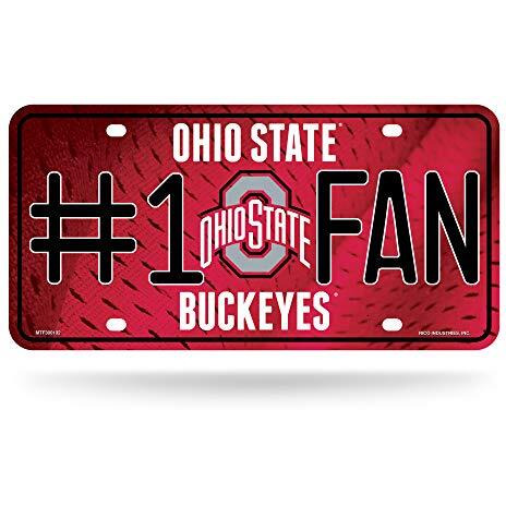 Ohio State Buckeyes License Plate 1 Fan