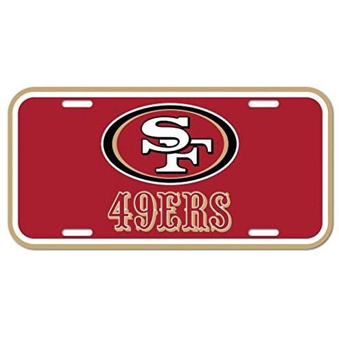 San Francisco 49ers License Plate