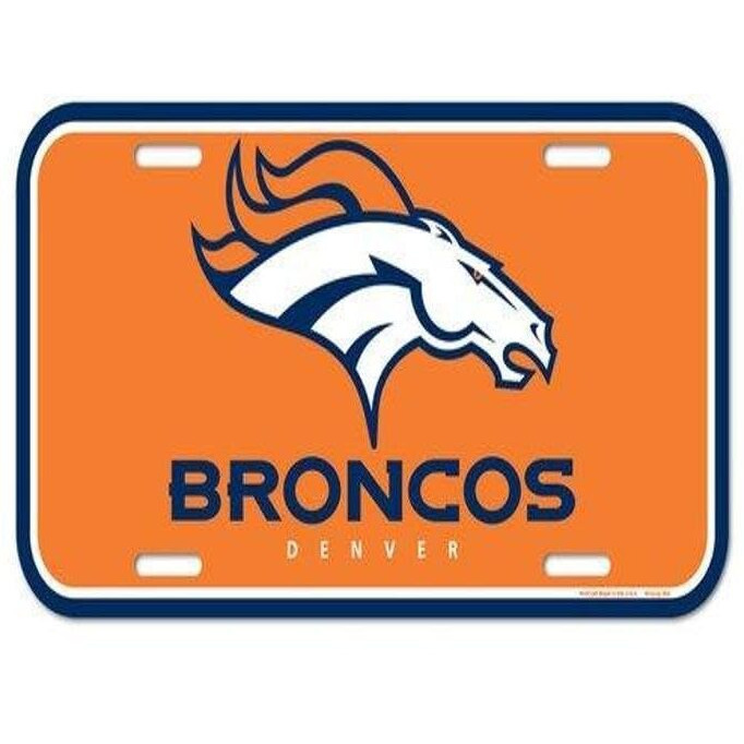 Denver Broncos License Plate