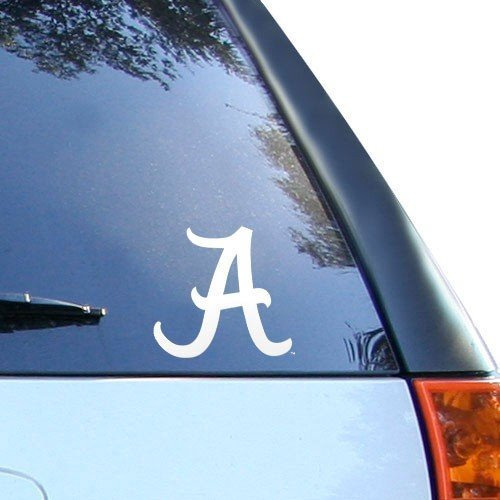 Alabama Crimson Tide Decal 8x8 Die Cut White
