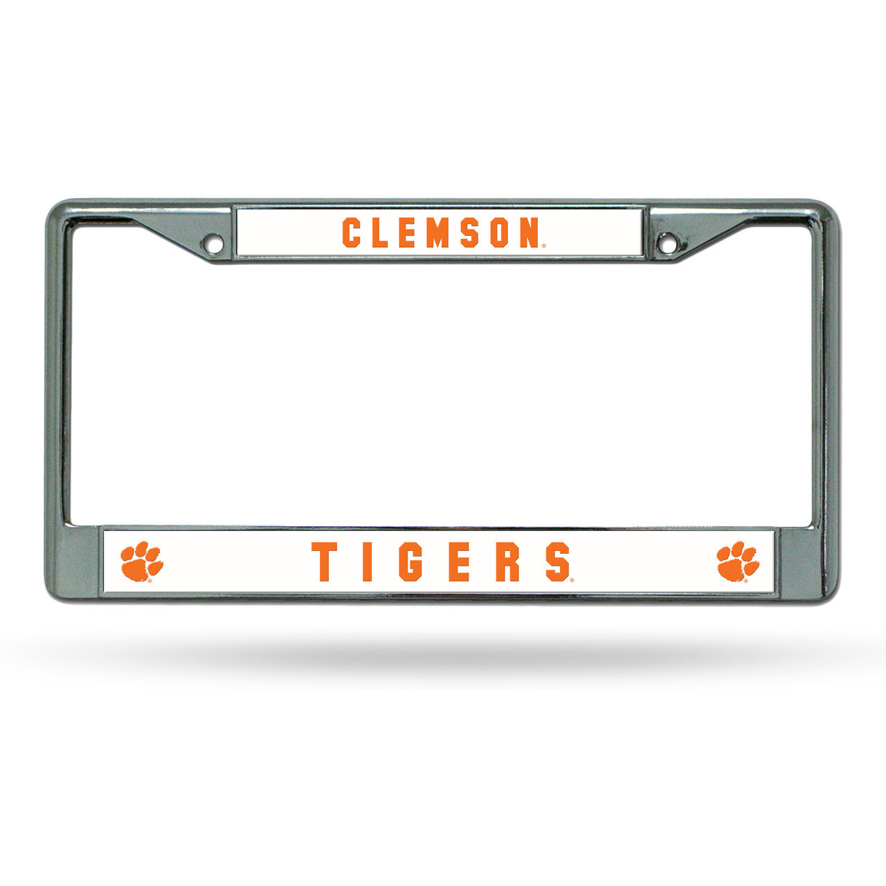 Clemson Tigers License Plate Frame Chrome