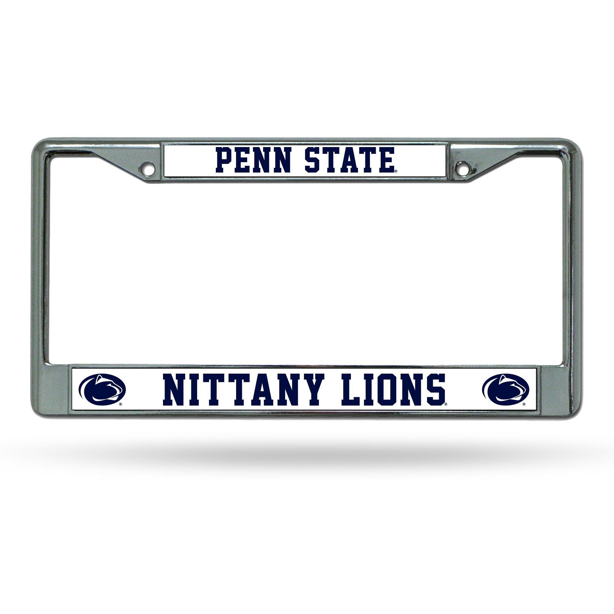 Penn State Nittany Lions License Plate Frame Chrome