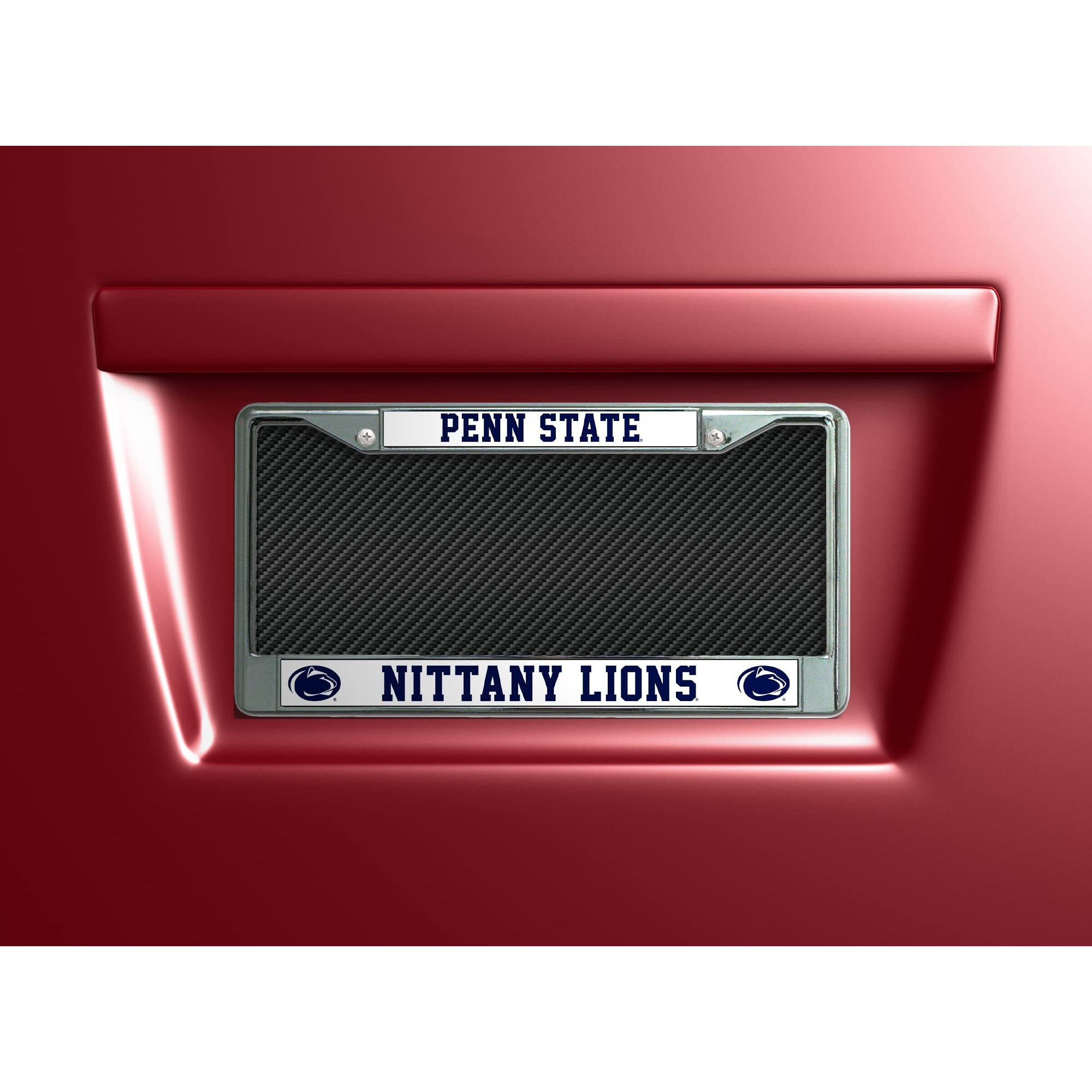 Penn State Nittany Lions License Plate Frame Chrome