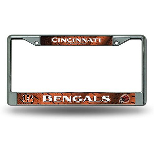 Cincinnati Bengals License Plate Frame Chrome