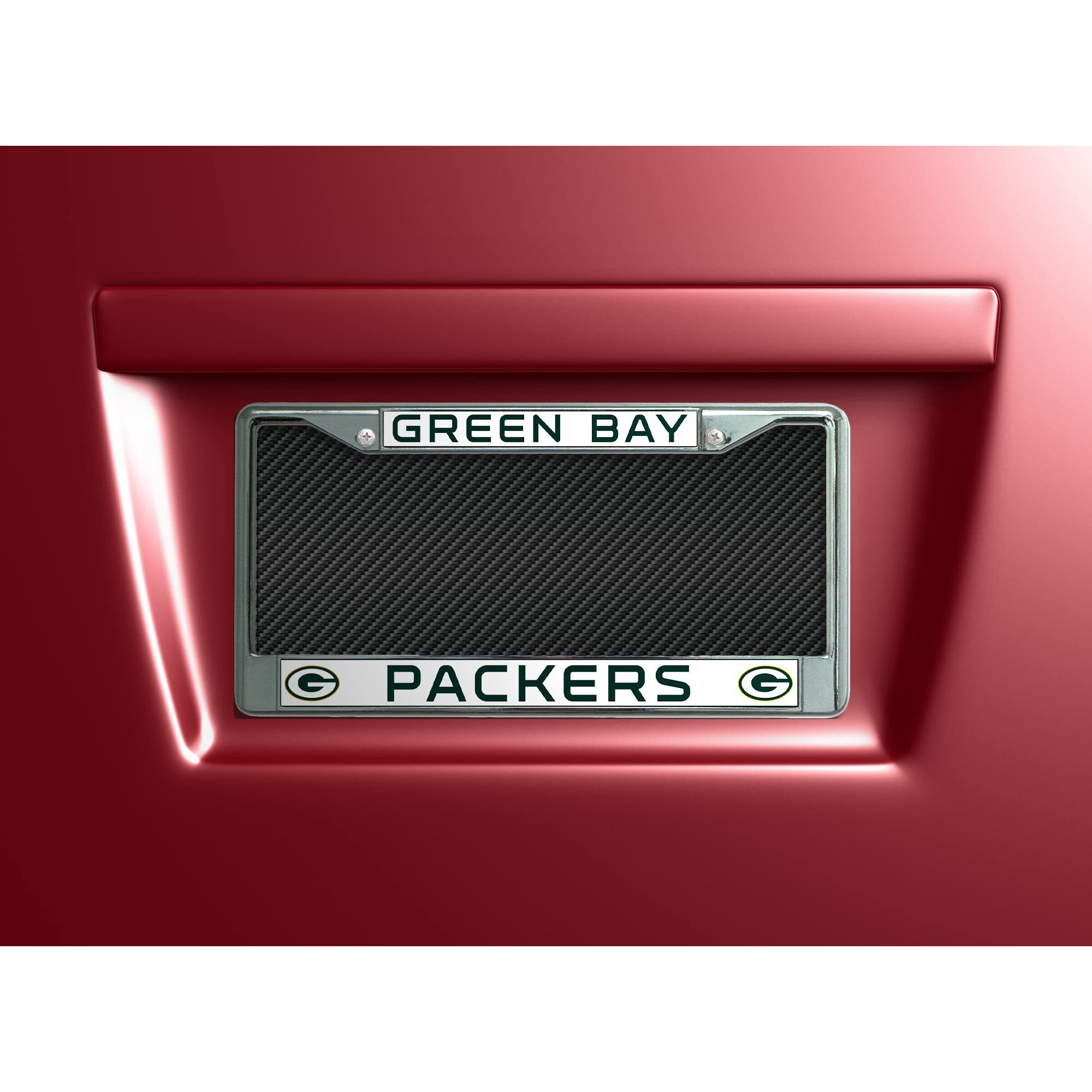 Green Bay Packers License Plate Frame Chrome
