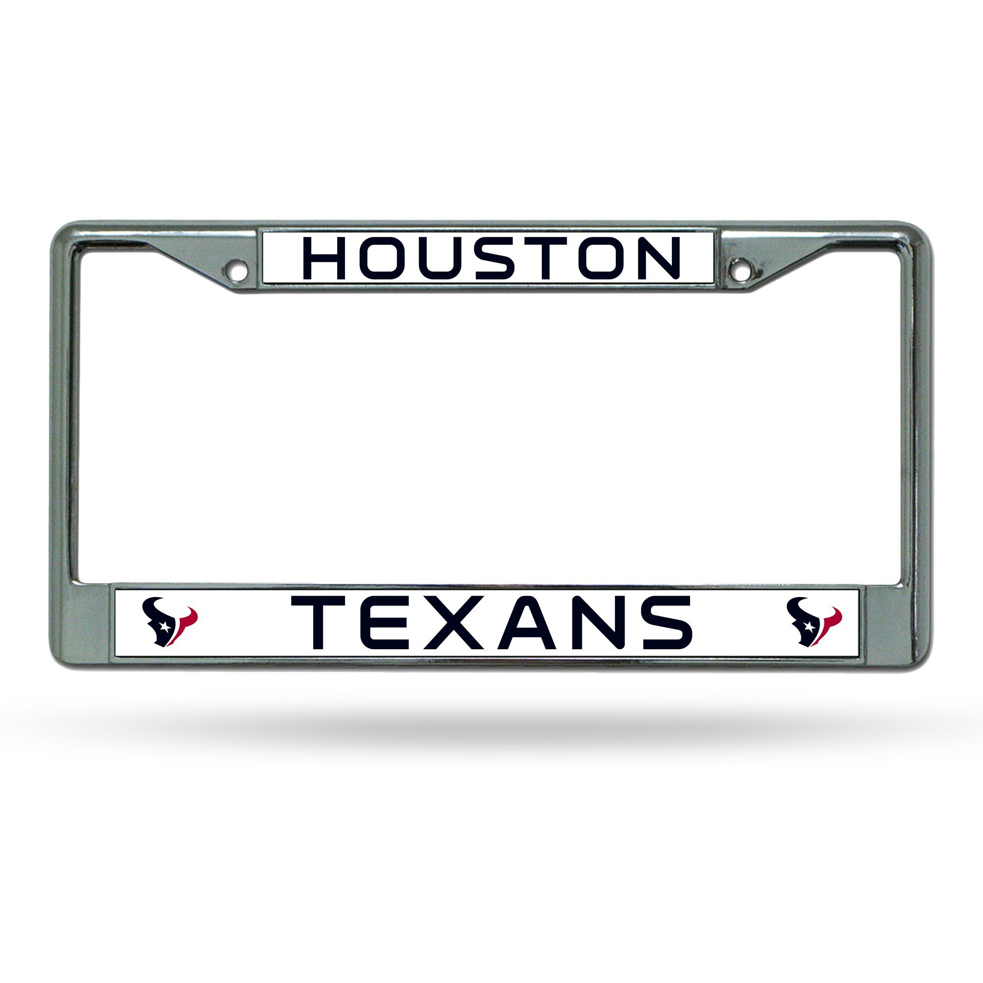 Houston Texans License Plate Frame Chrome