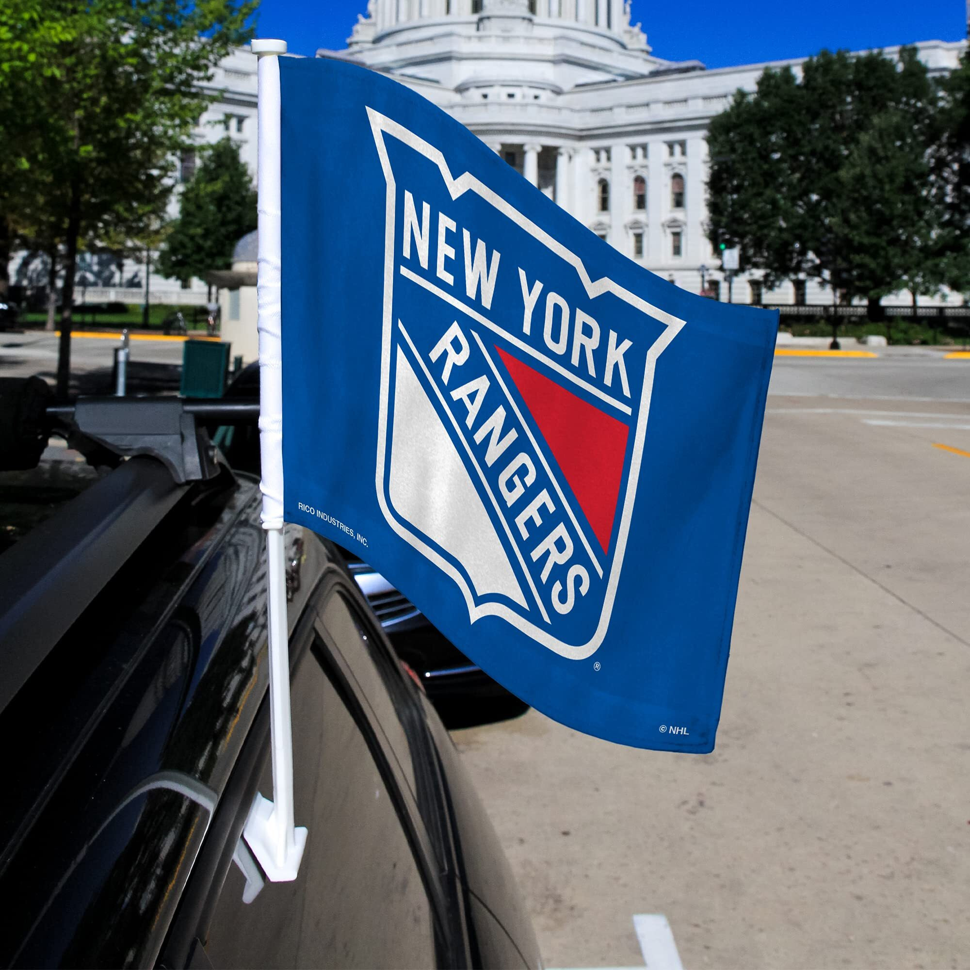 New York Rangers Flag Car