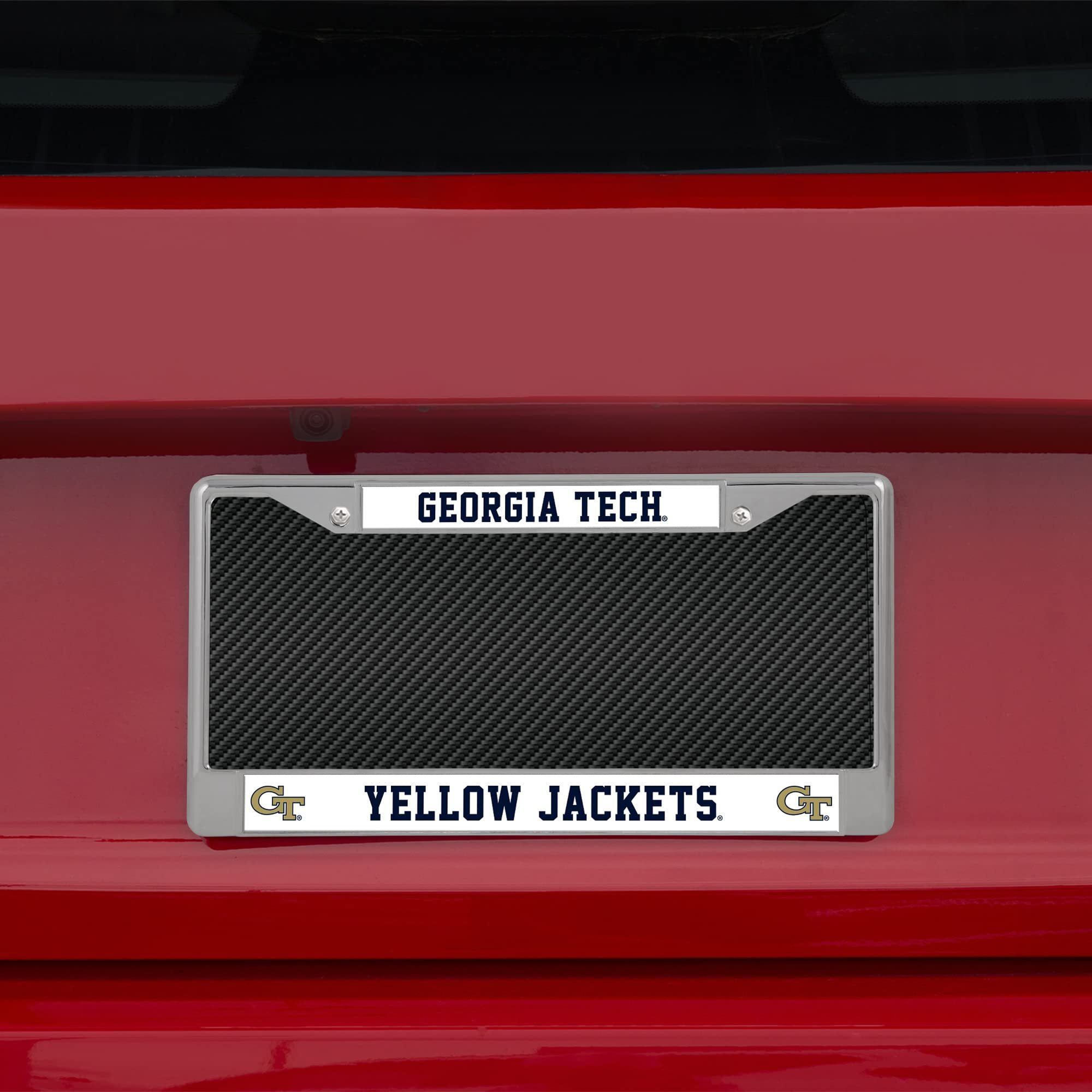 Washington Capitals License Plate Frame Chrome