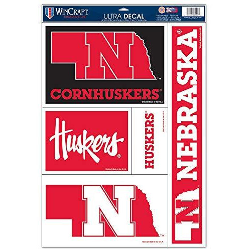 Nebraska Cornhuskers Decal 11x17 Ultra