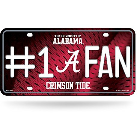 Alabama Crimson Tide License Plate 1 Fan