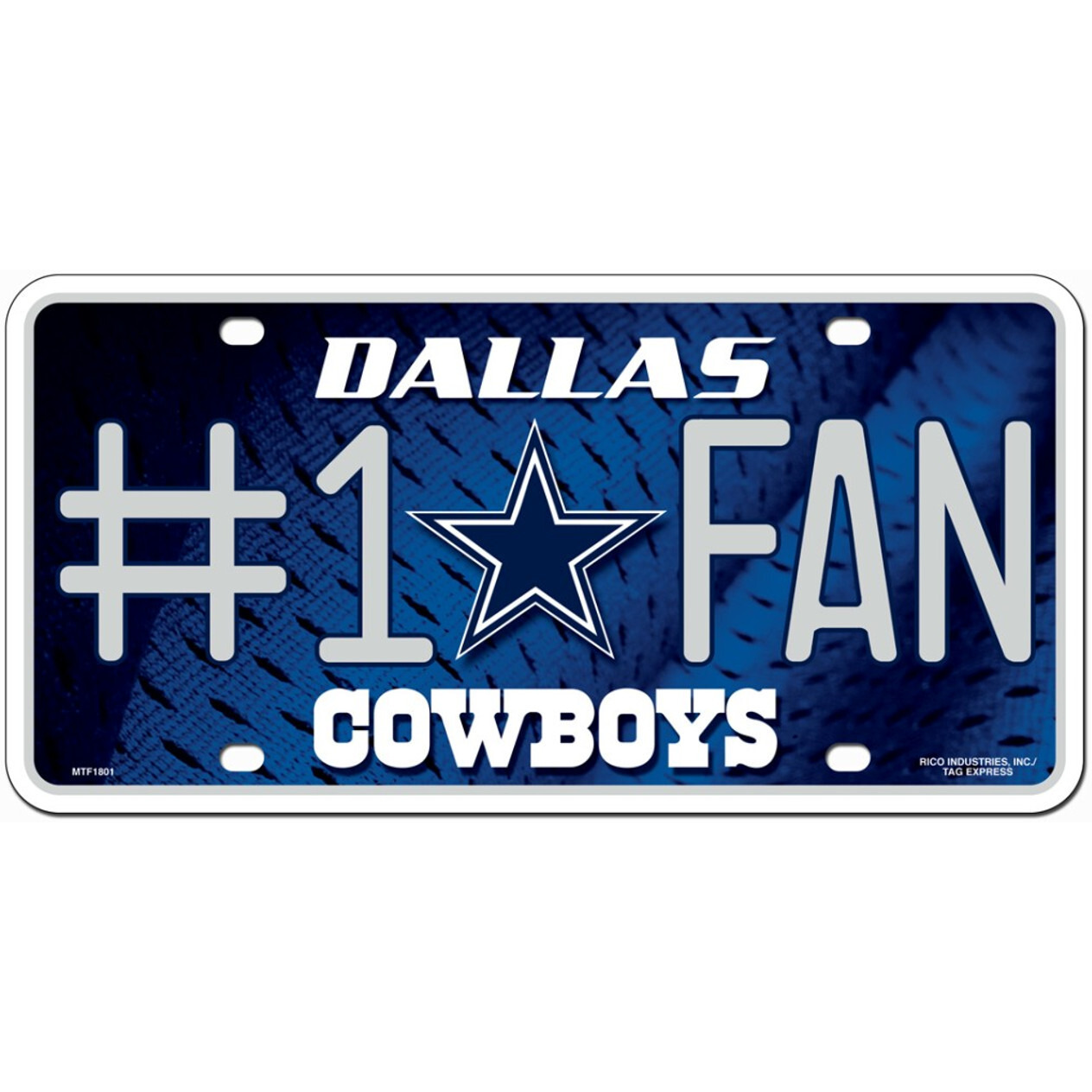 Dallas Cowboys License Plate 1 Fan