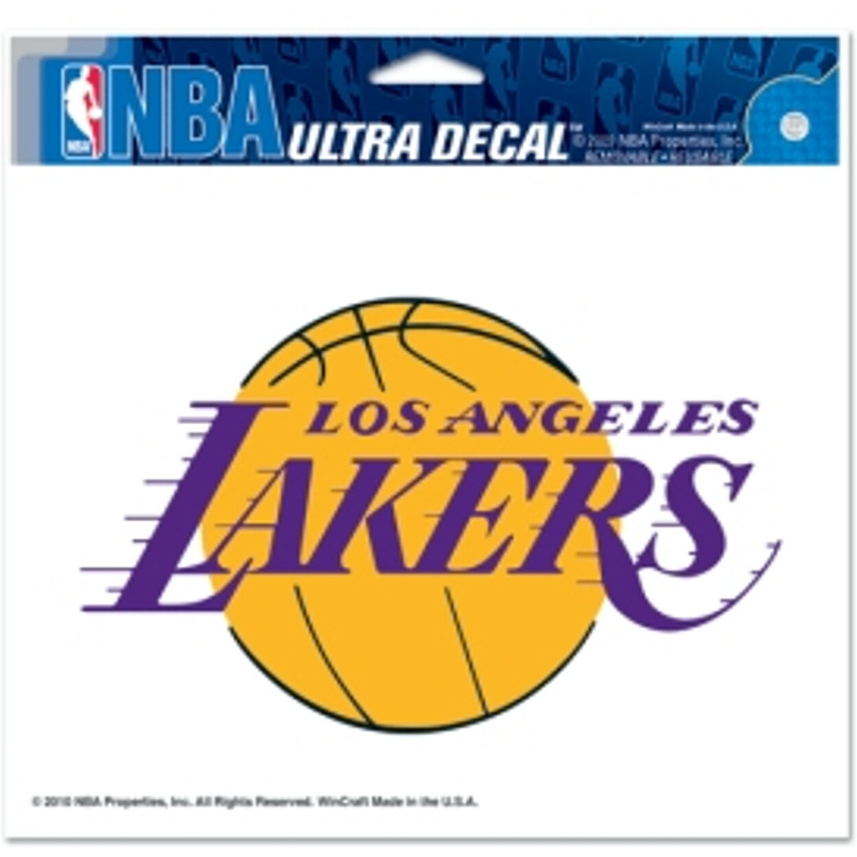 Los Angeles Lakers Decal 5x6 Color