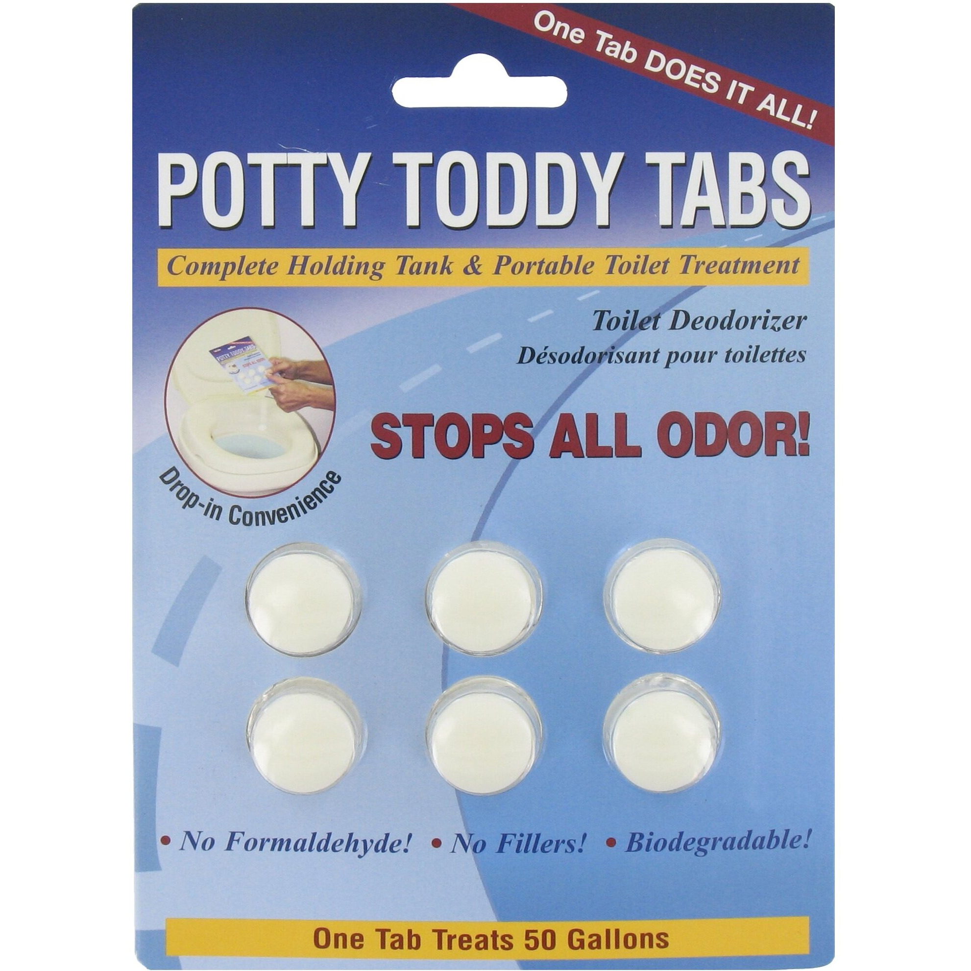 POTTY TODDY TABS  6/CD