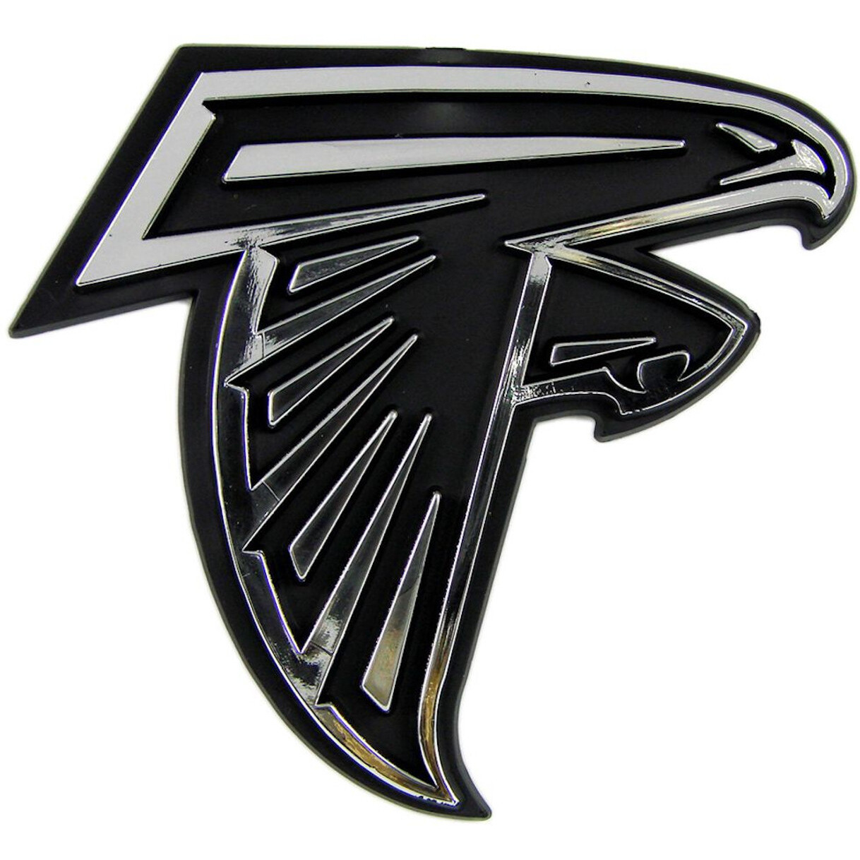 Atlanta Falcons Auto Emblem - Silver