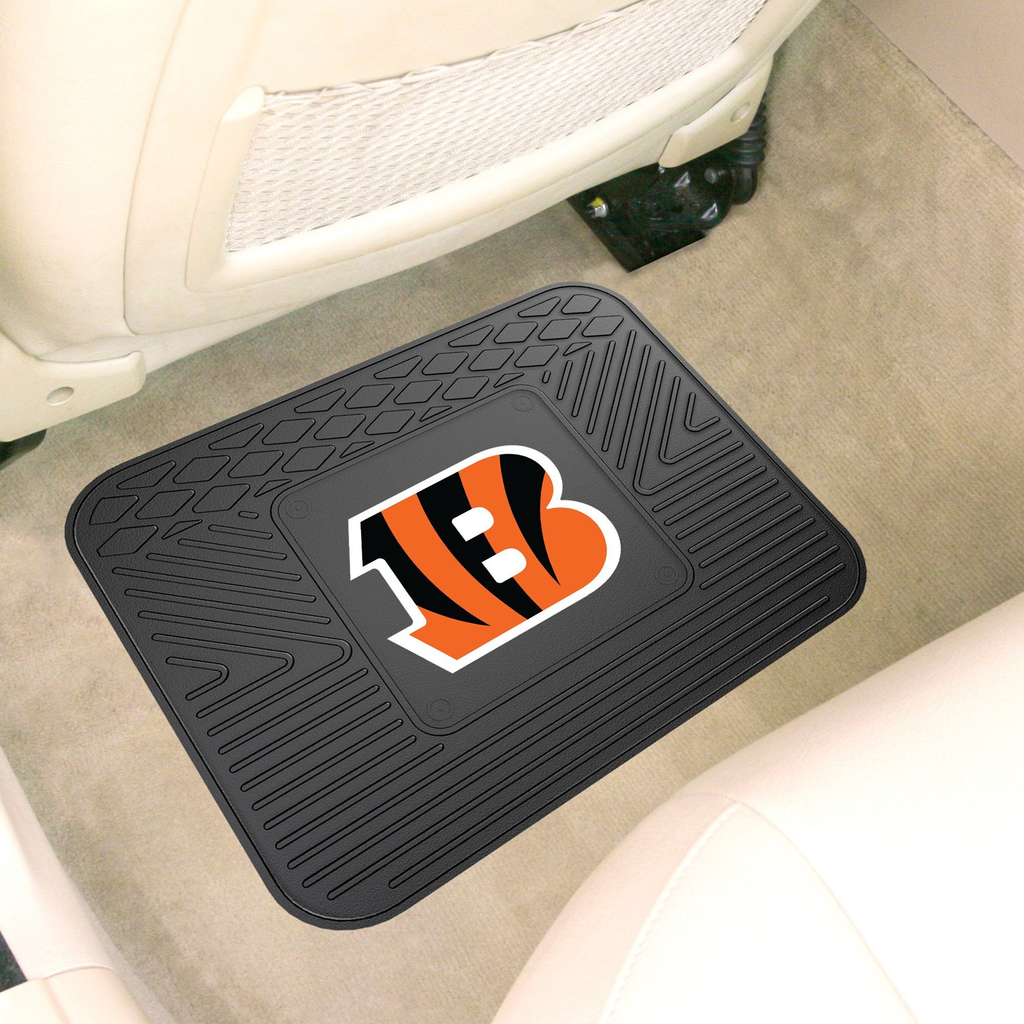 Cincinnati Bengals Car Mat Heavy Duty Vinyl Rear Seat