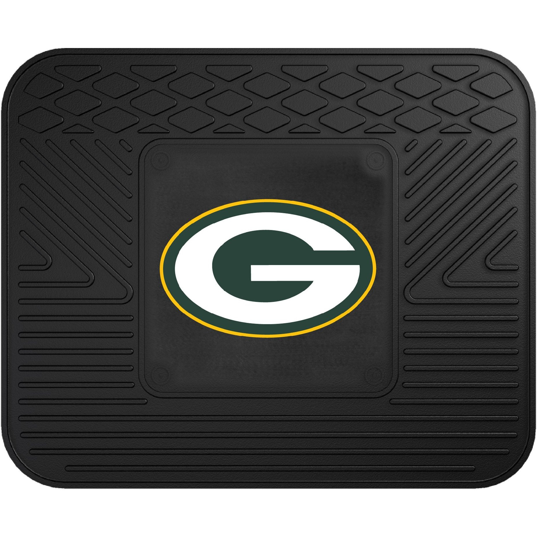 Green Bay Packers Car Mat Heavy Duty Vinyl Rear Seat