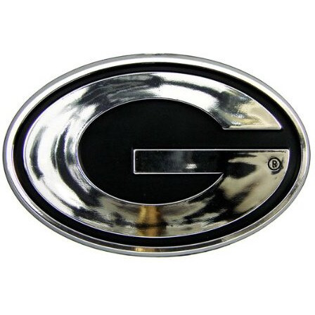 Georgia Bulldogs Auto Emblem - Silver