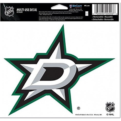 Dallas Stars Decal 5x6 Ultra Color - Special Order