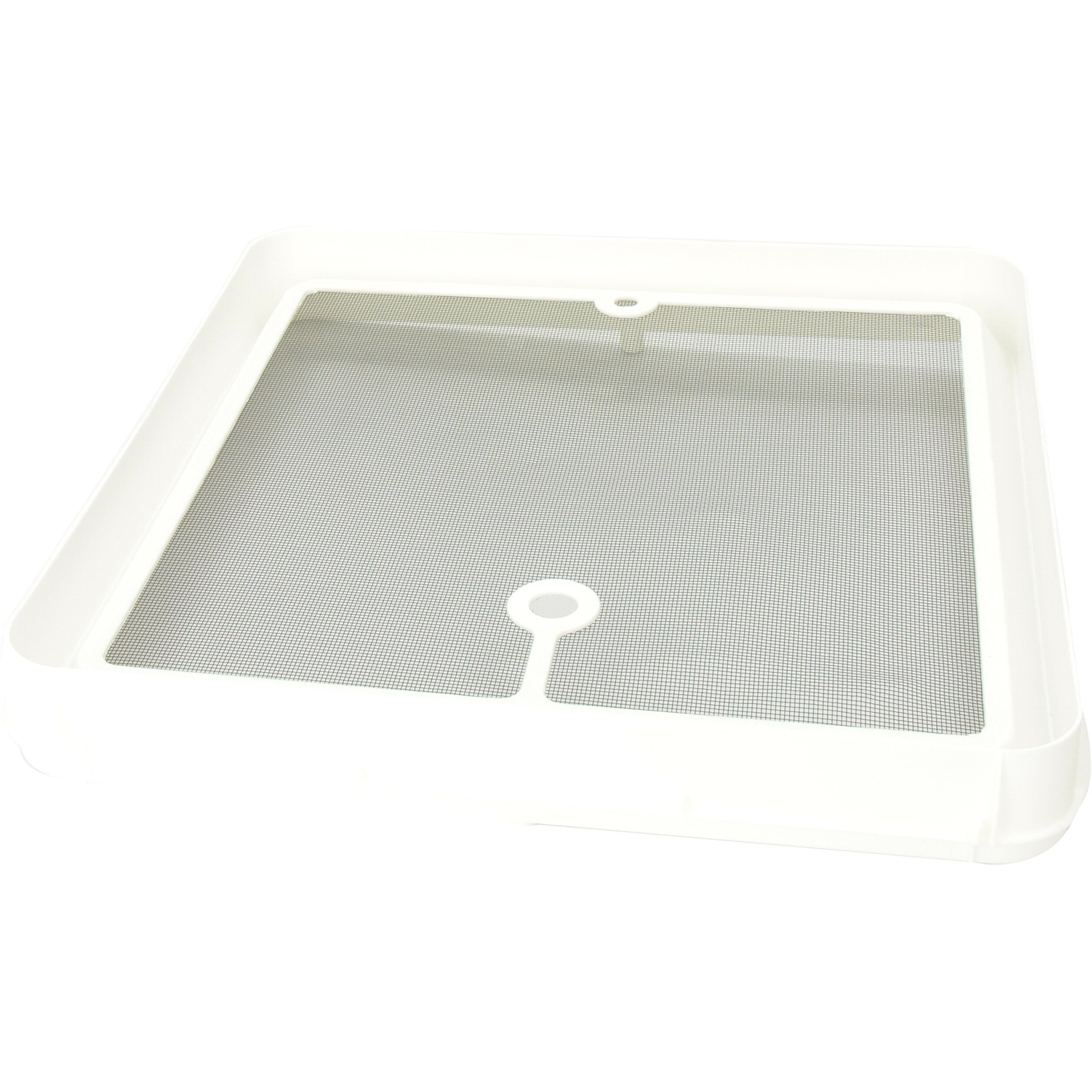 Heng's JRP1124R Radius Corner Screen for Jensen Roof Vents - White