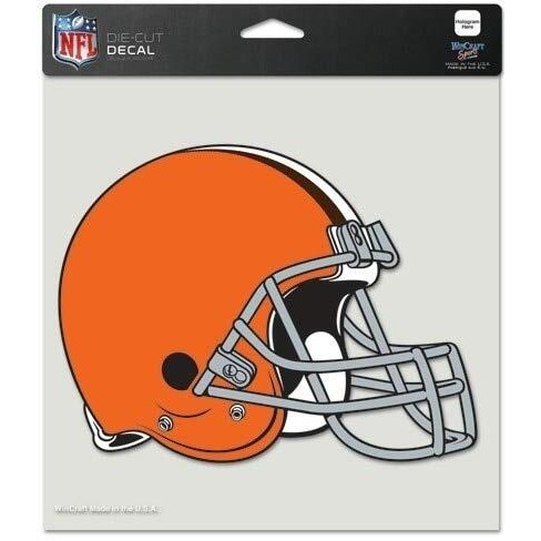 Cleveland Browns Decal 8x8 Die Cut Color