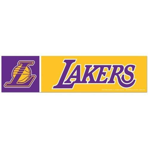 Los Angeles Lakers Decal 3x12 Bumper Strip Style