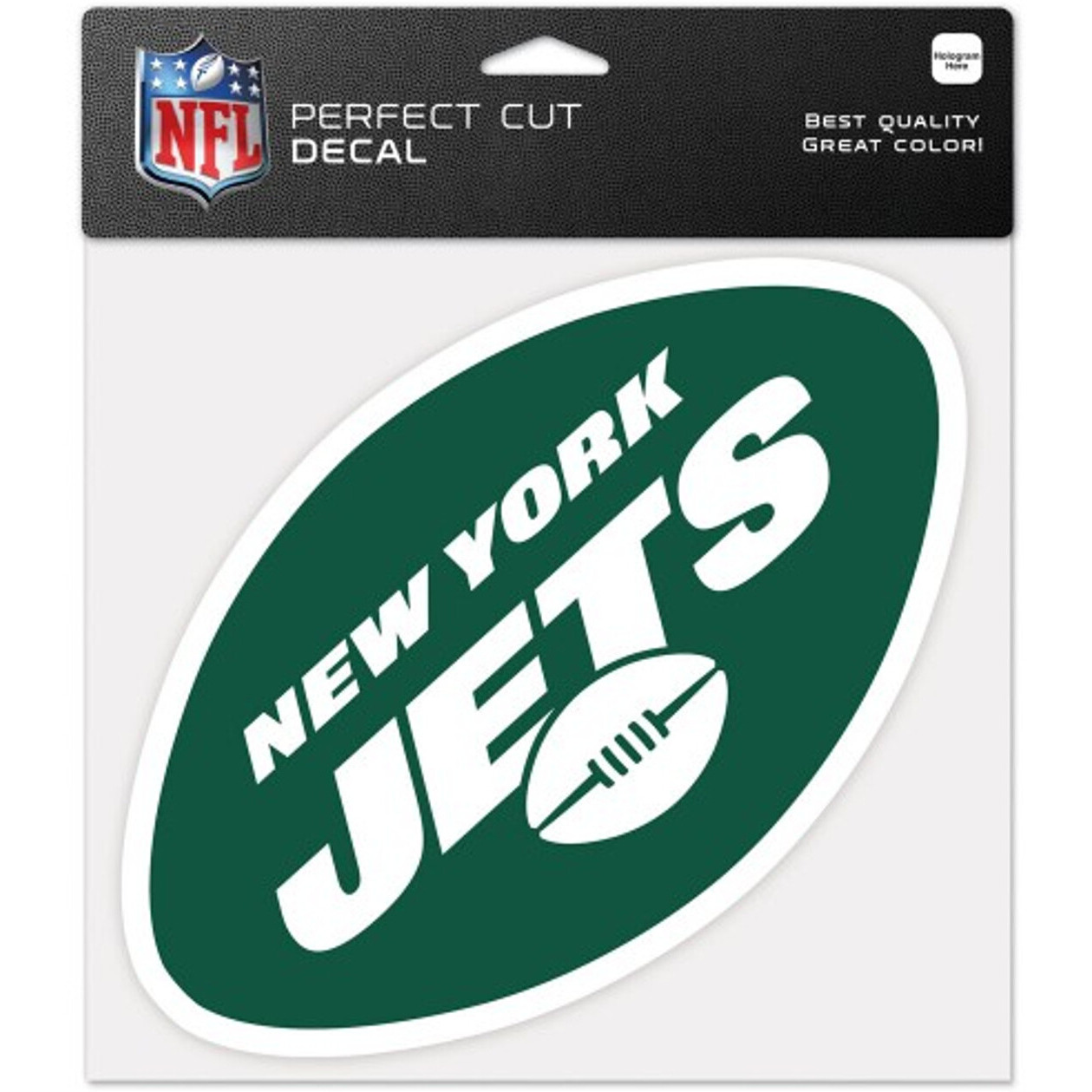 New York Jets Decal 8x8 Die Cut Color