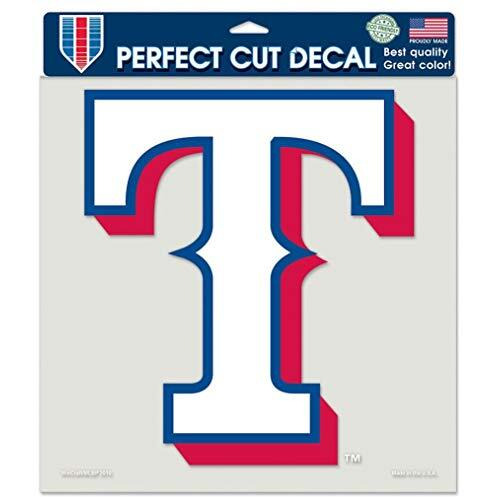 Texas Rangers Decal 8x8 Die Cut Color