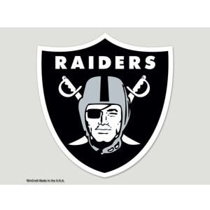 Las Vegas Raiders Decal 8x8 Die Cut Color