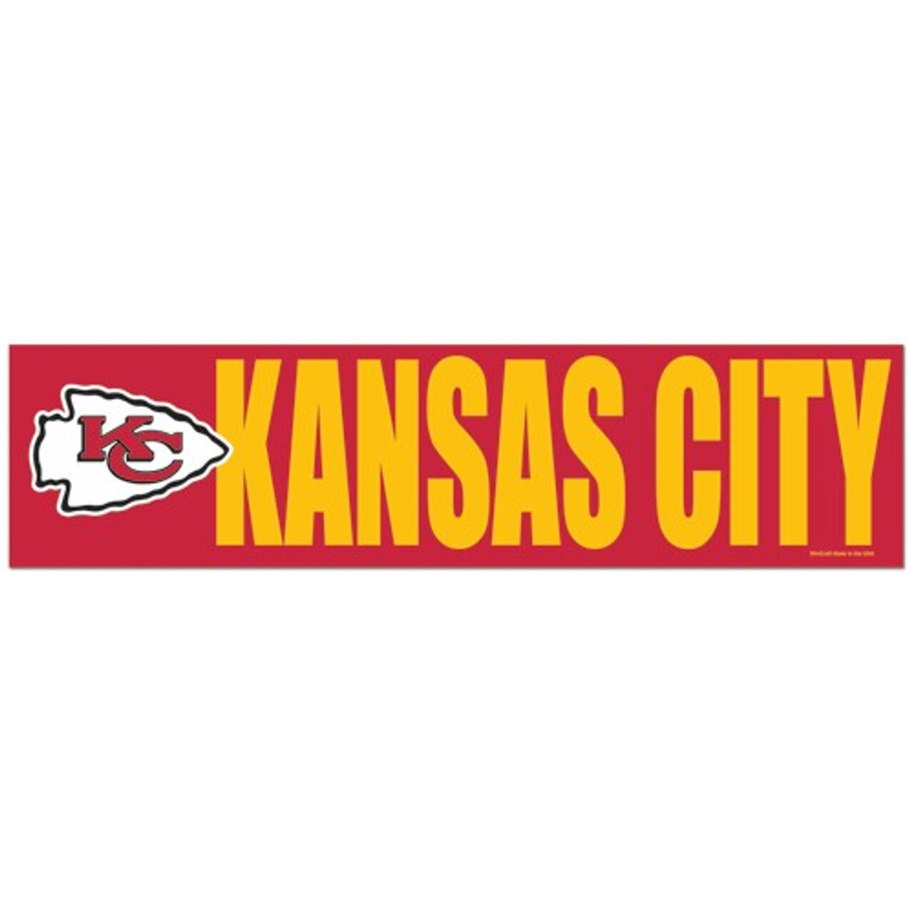 Kansas City Chiefs Decal Bumper Sticker