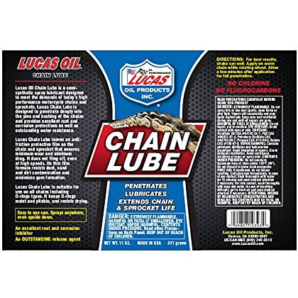 Lucas Oil Chain Lube Aerosol 11 Ounce