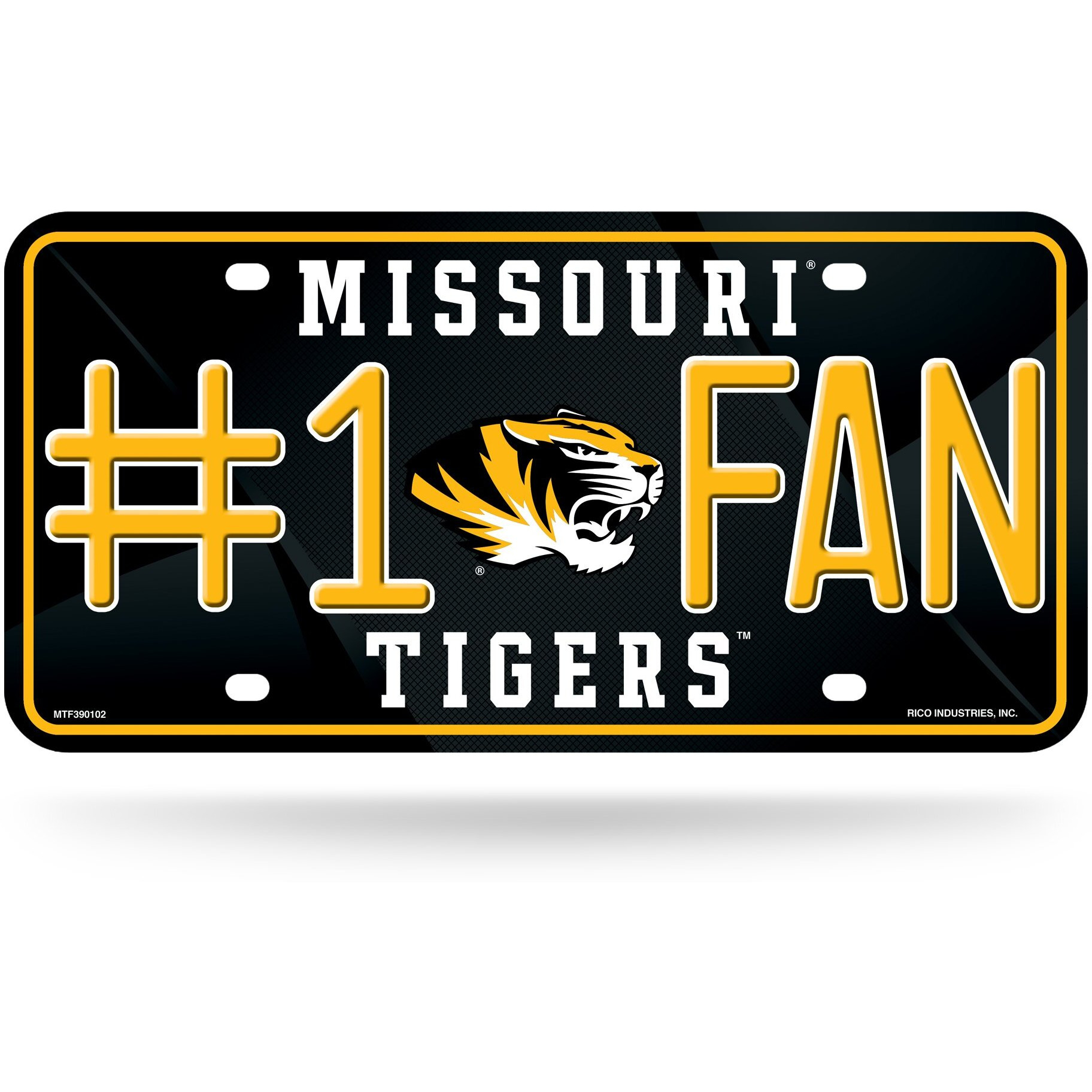 Missouri Tigers License Plate 1 Fan - Special Order