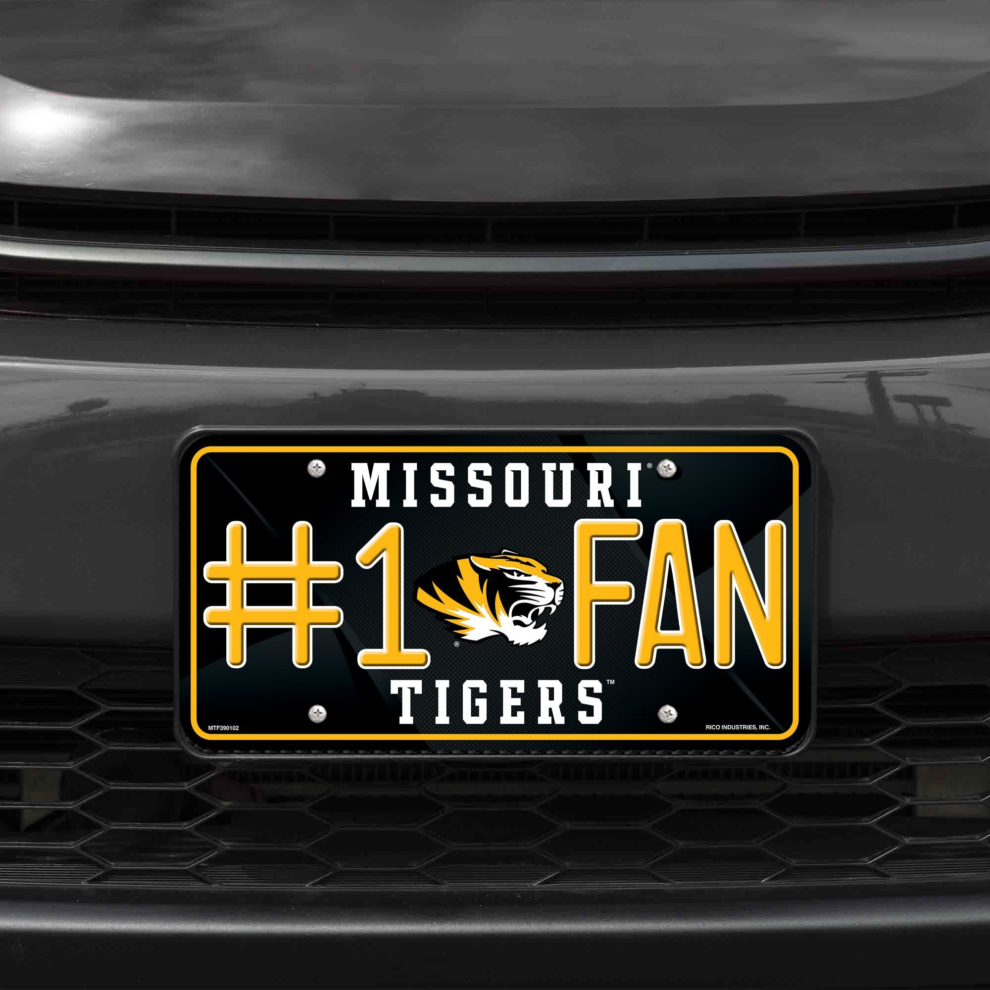Missouri Tigers License Plate 1 Fan - Special Order