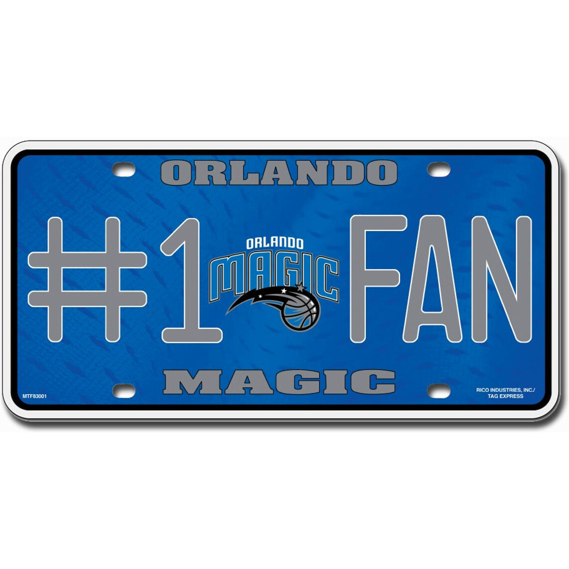 Orlando Magic License Plate 1 Fan - Special Order