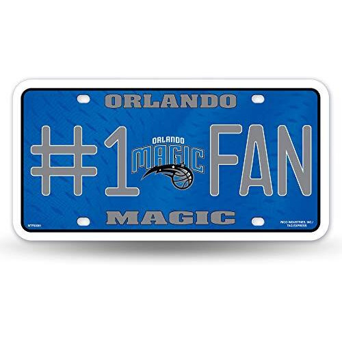 Orlando Magic License Plate 1 Fan - Special Order