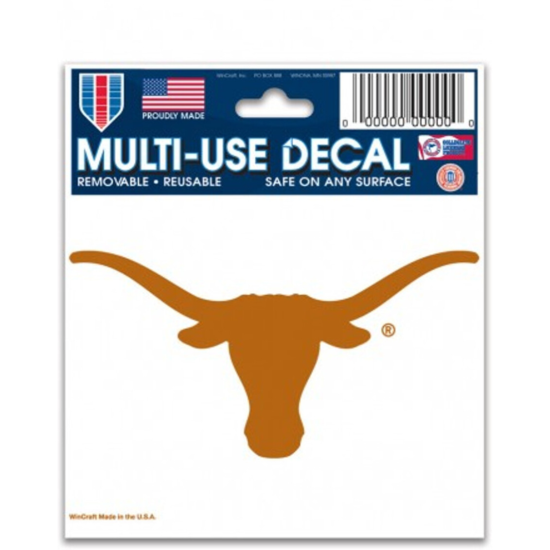 Texas Longhorns Decal 3x4 Multi Use