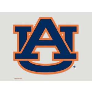 Auburn Tigers Decal 8x8 Die Cut Color