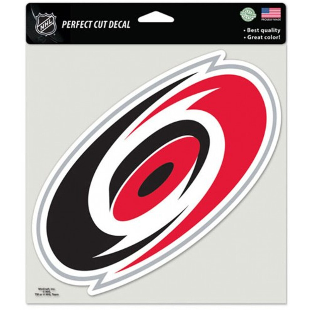 Carolina Hurricanes Decal 8x8 Perfect Cut Color