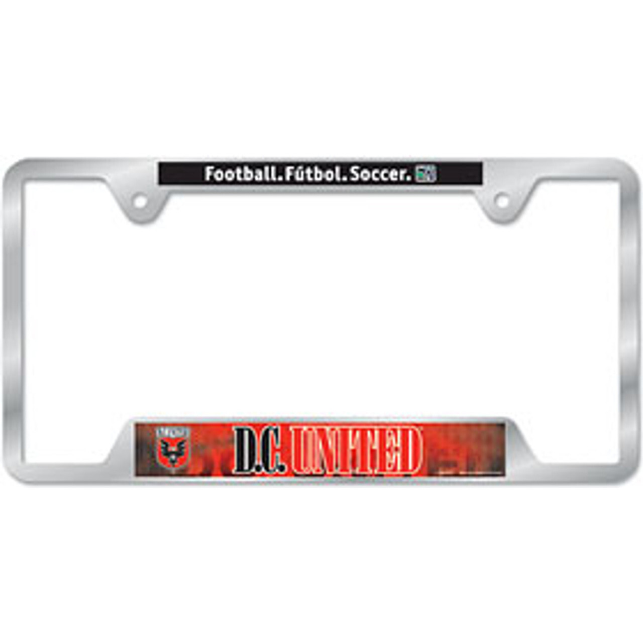 DC United License Plate Frame Metal - Special Order
