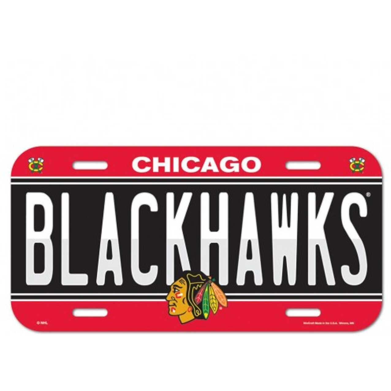 Chicago Blackhawks License Plate