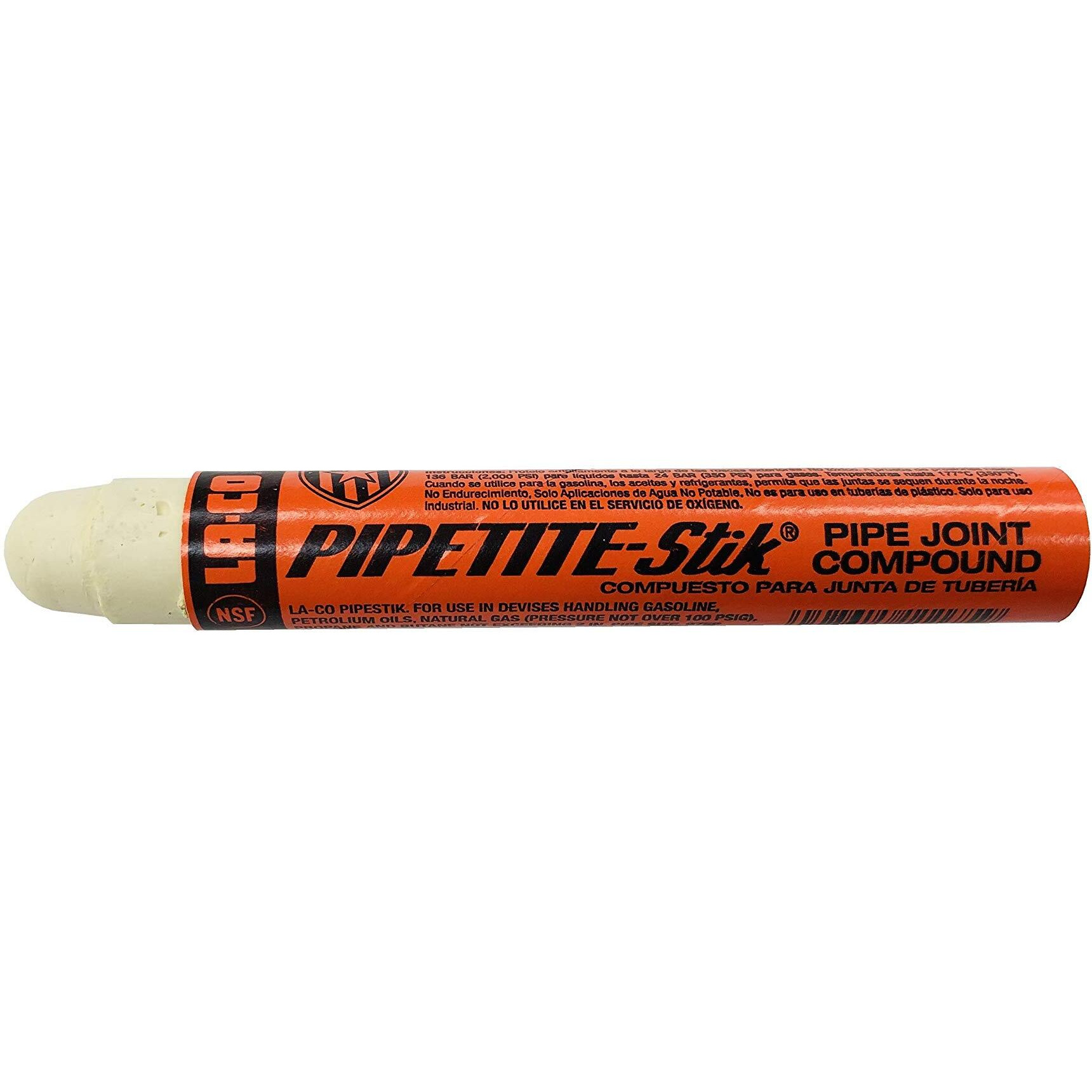 LA-CO PIPETITE-Stik Soft Set Pipe Thread Compound Stick, 350 Degree F Temperature, 1-1/4 oz