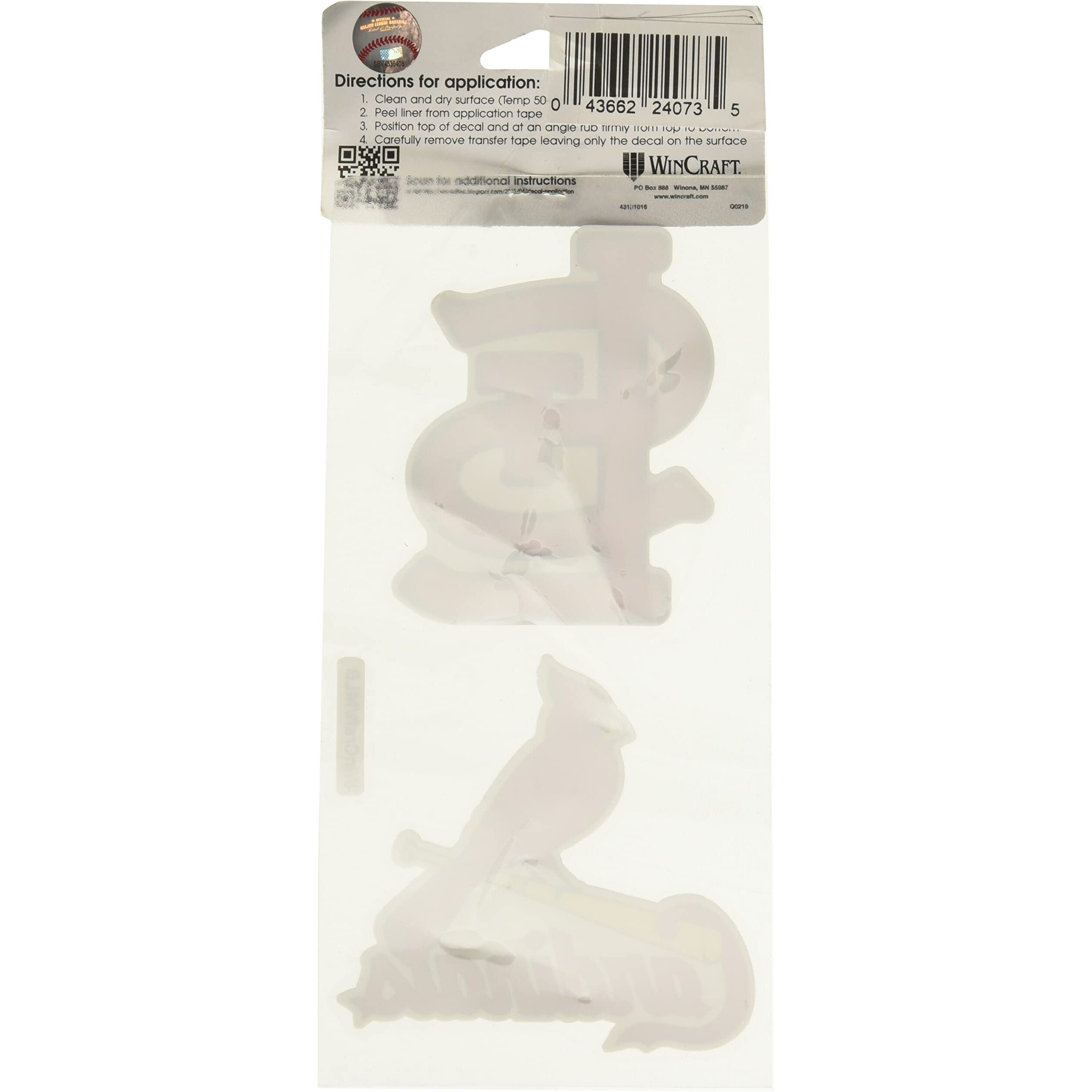 Cleveland Indians Set of 2 Die Cut Decals