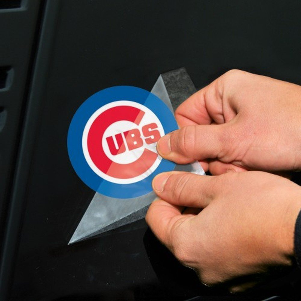 Chicago Cubs Decal 4x4 Perfect Cut Color