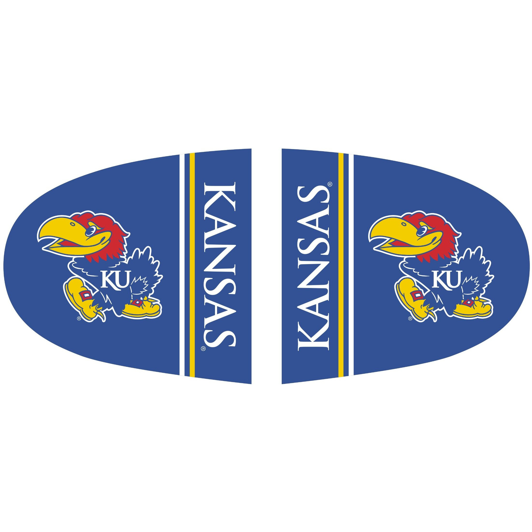Kansas Jayhawks Mirror Cover Large CO