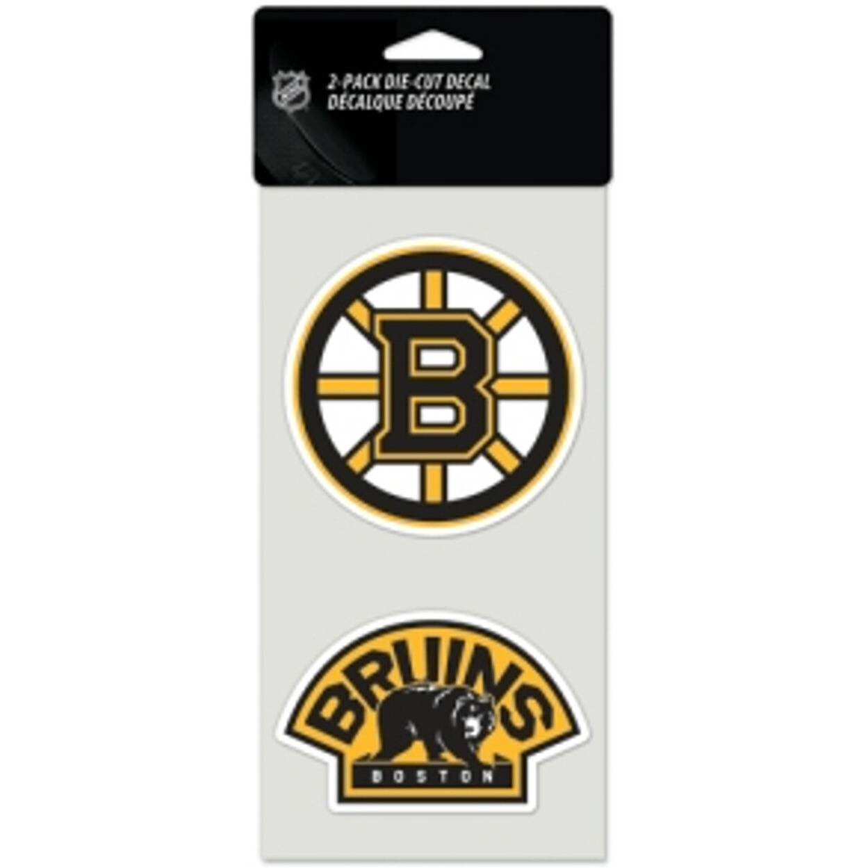 Boston Bruins Set of 2 Die Cut Decals