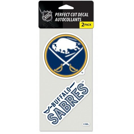 Buffalo Sabres Decal 4x4 Die Cut Set of 2 - Special Order