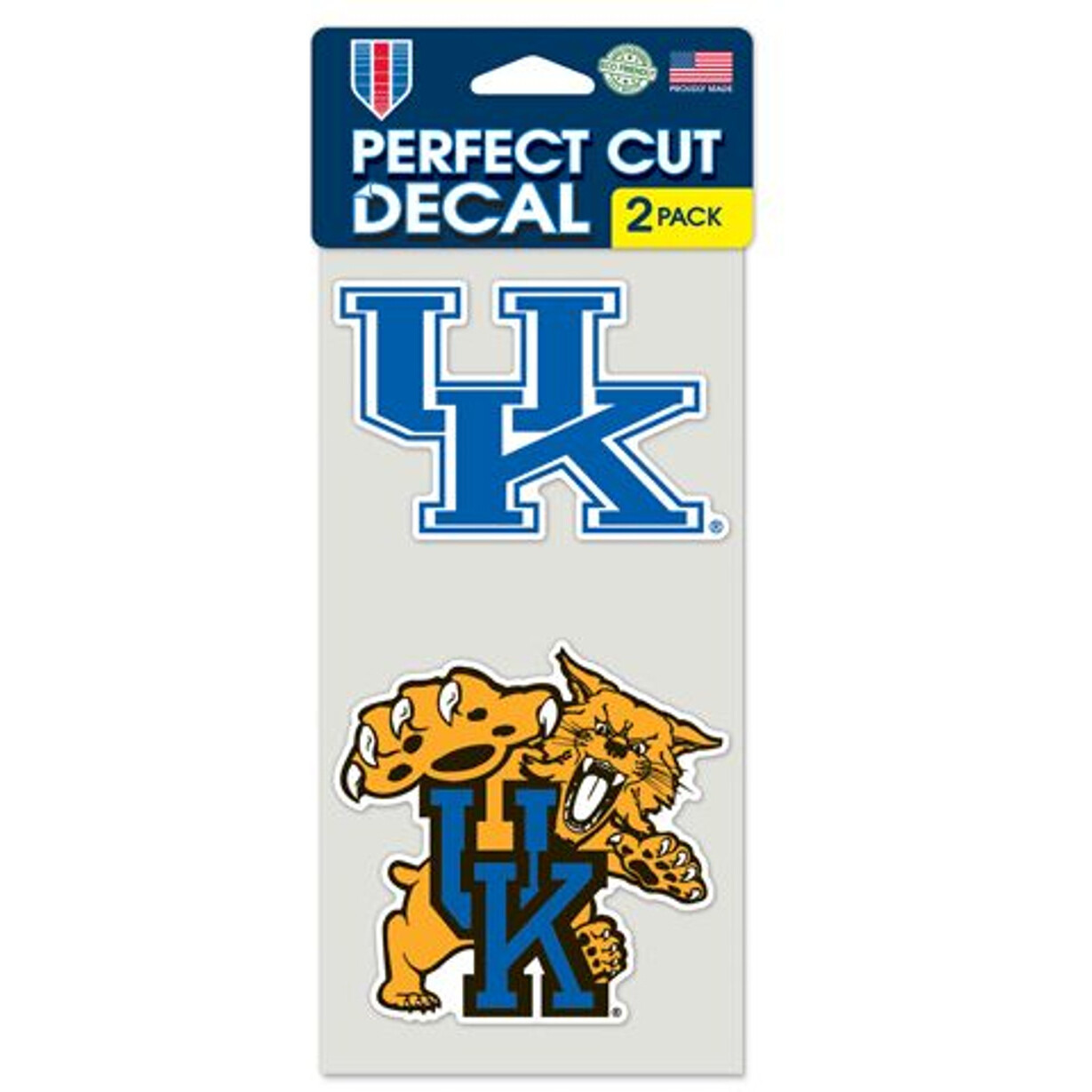 Kentucky Wildcats Set of 2 Die Cut Decals